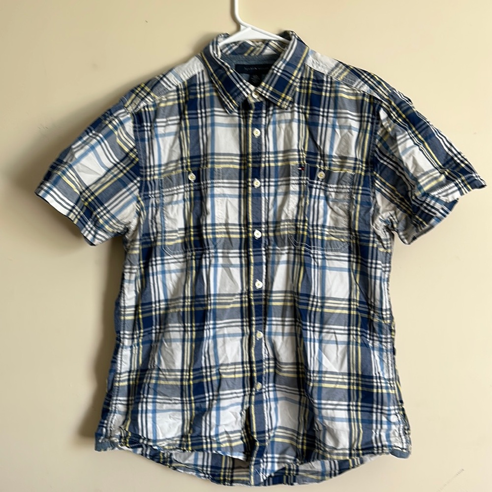 Mens large short sleeved dress shirt
